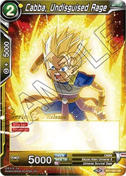 Cabba, Undisguised Rage