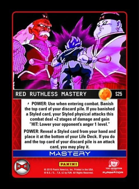 Red Ruthless Mastery