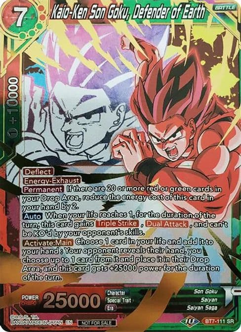 Kaio-Ken Son Goku, Defender of Earth (Event Pack 4)