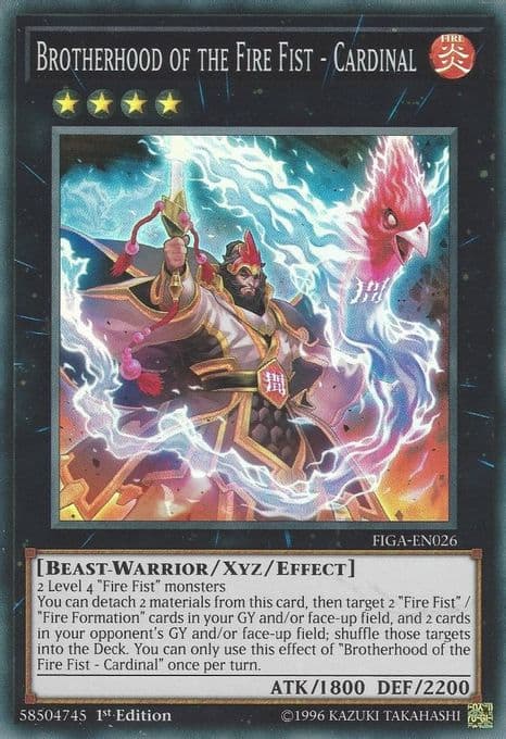 Brotherhood of the Fire Fist - Cardinal