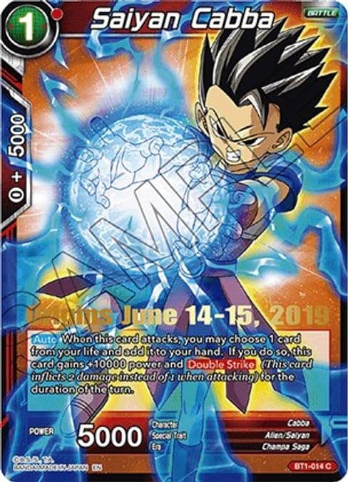 Saiyan Cabba (Origins 2019)