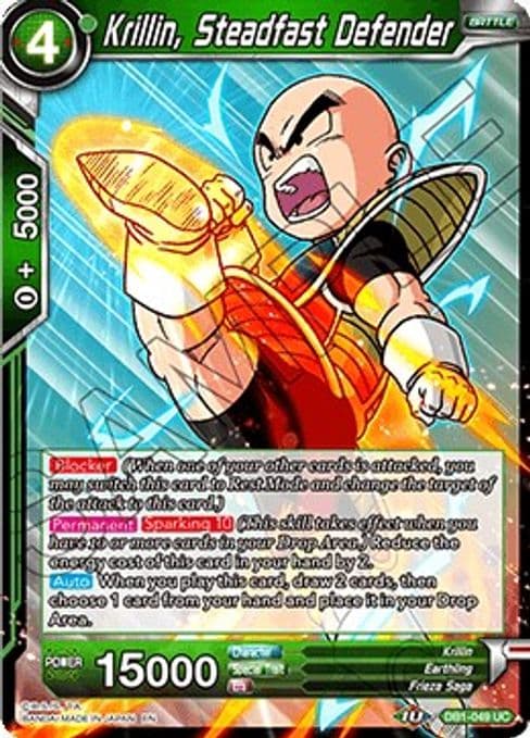Krillin, Steadfast Defender