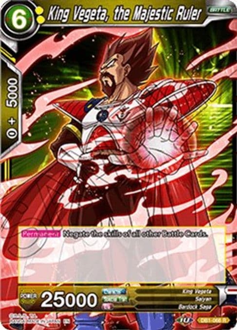 King Vegeta, the Majestic Ruler