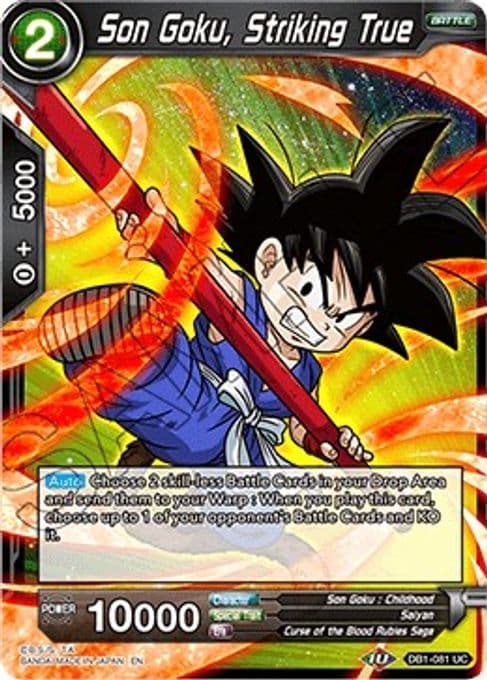 Son Goku, Striking True