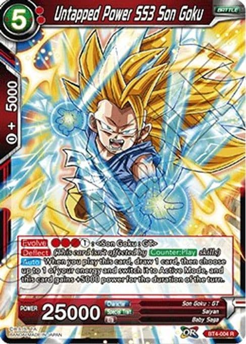 Untapped Power SS3 Son Goku (Shatterfoil)