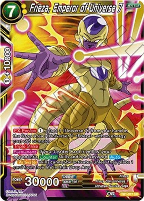 Frieza, Emperor of Universe 7 (Shatterfoil)