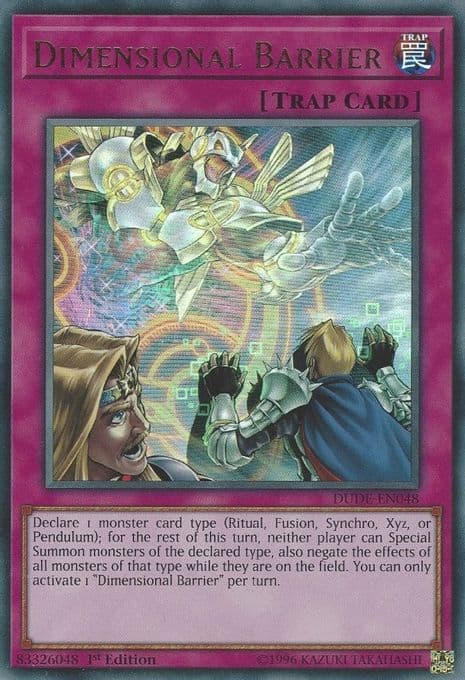 Dimensional Barrier
