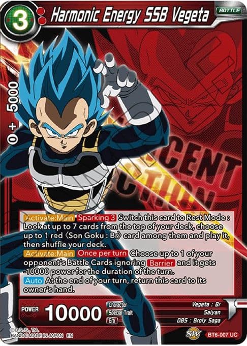 Harmonic Energy SSB Vegeta