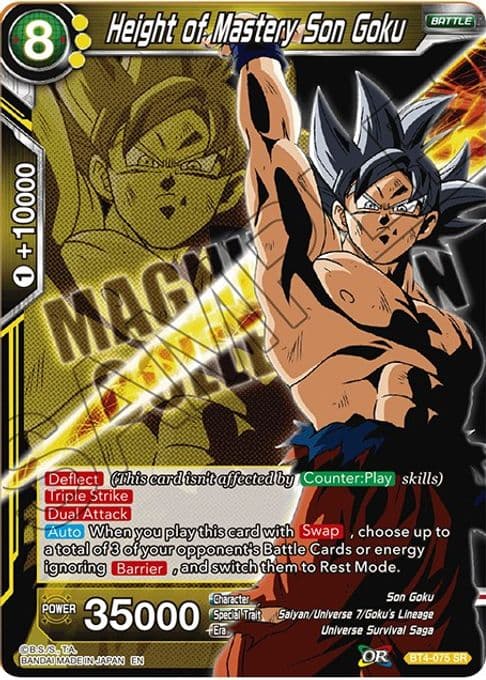 Height of Mastery Son Goku