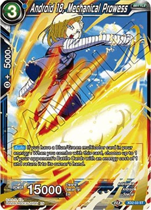 Android 18, Mechanical Prowess