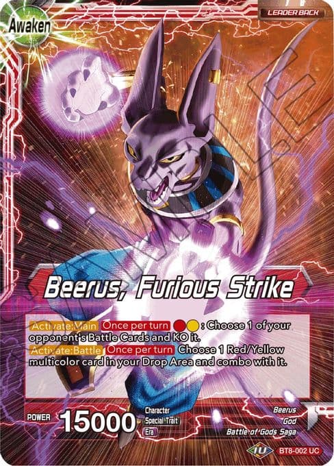 Beerus // Beerus, Furious Strike