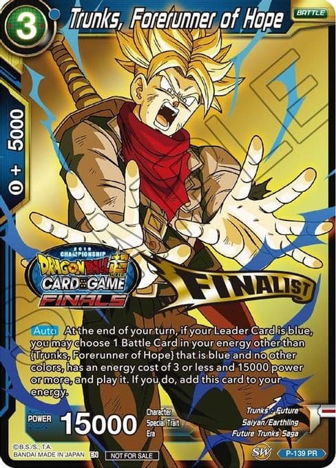 Trunks, Forerunner of Hope (Championship Final 2019) (Finalist)