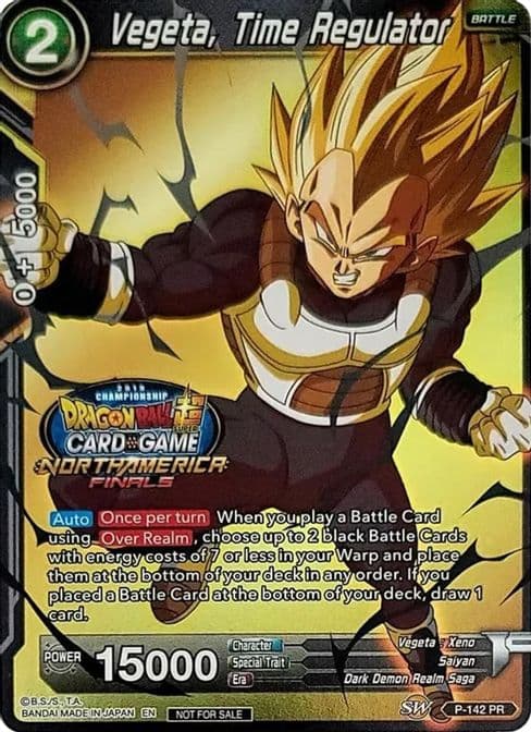 Vegeta, Time Regulator (Championship Final 2019)
