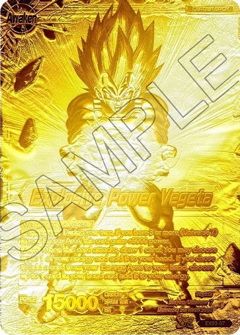 Vegeta // Explosive Power Vegeta (Championship Final 2019) (Gold Metal Foil)