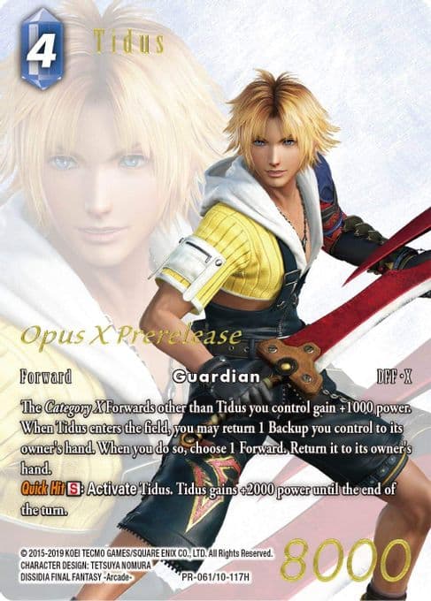 Tidus (Prerelease Promo)