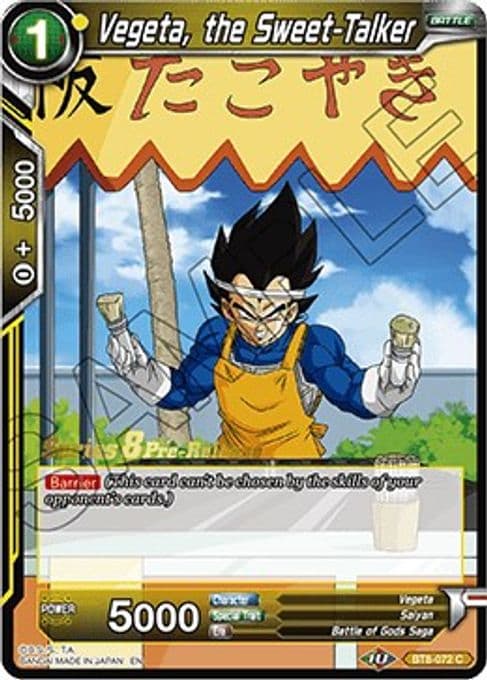Vegeta, the Sweet-Talker