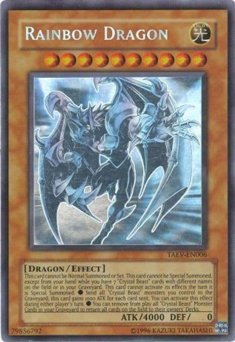 Rainbow Dragon (Ghost Rare) (Chaos Neos Misprint)
