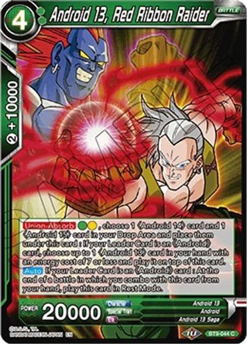 Android 13, Red Ribbon Raider