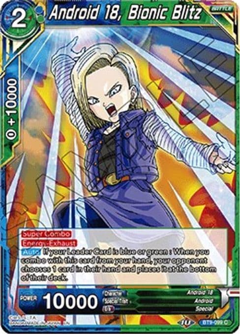Android 18, Bionic Blitz