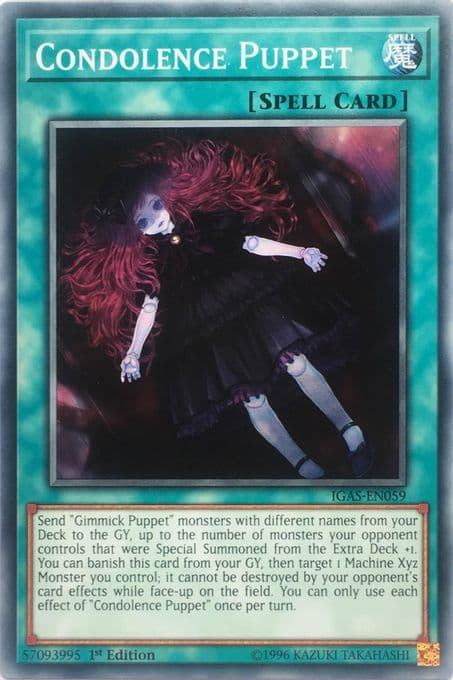 Condolence Puppet