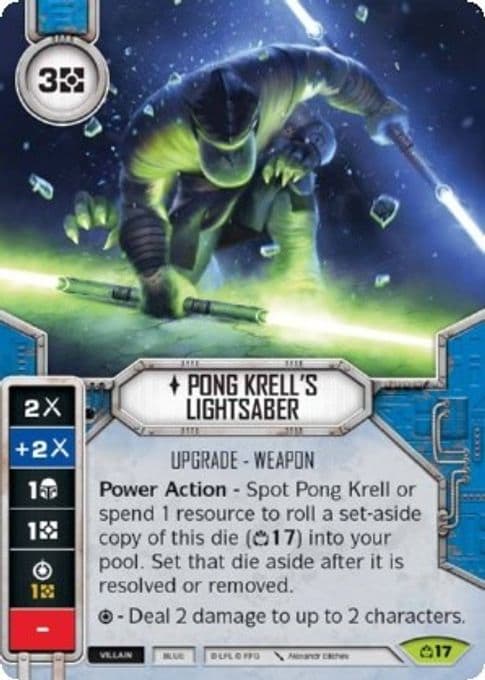 Pong Krell's Lightsaber (Card Only)