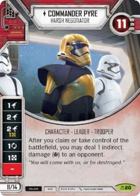 Commander Pyre - Harsh Negotiator (Card Only)
