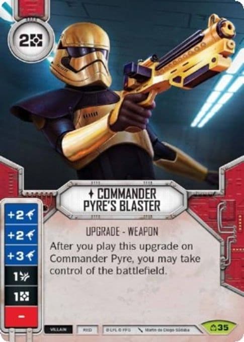 Commander Pyre's Blaster (Card Only)