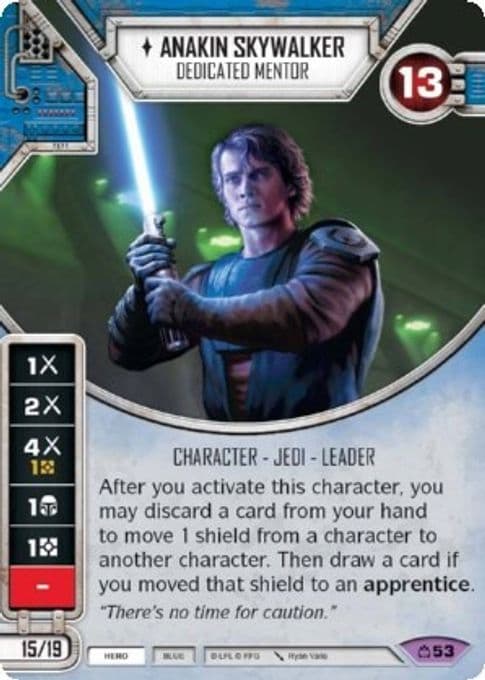 Anakin Skywalker - Dedicated Mentor (Card Only)