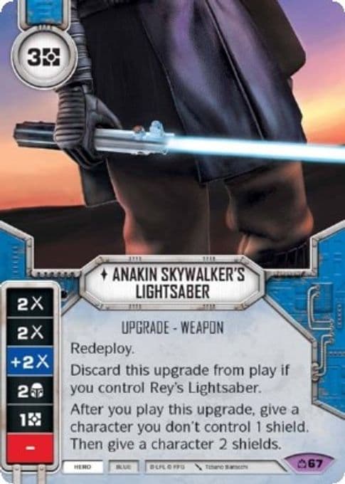 Anakin Skywalker's Lightsaber (Card Only)