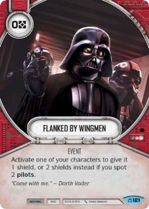 Flanked by Wingmen