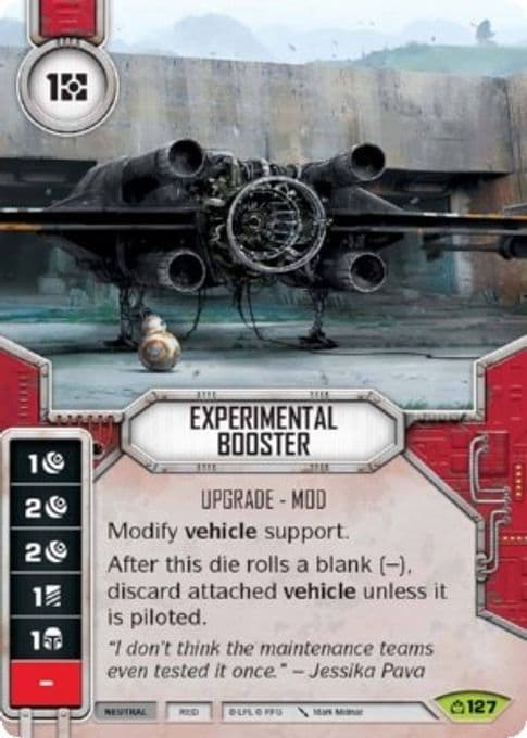 Experimental Booster (Card Only)