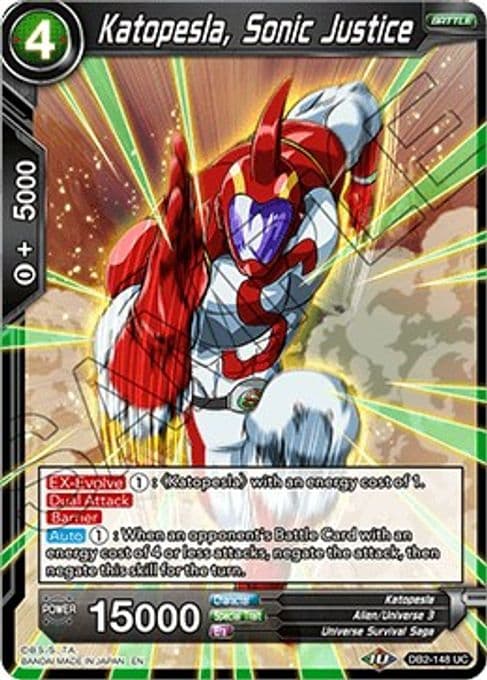 Katopesla, Sonic Justice