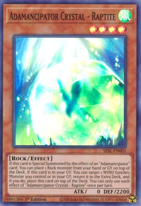 Adamancipator Crystal - Raptite