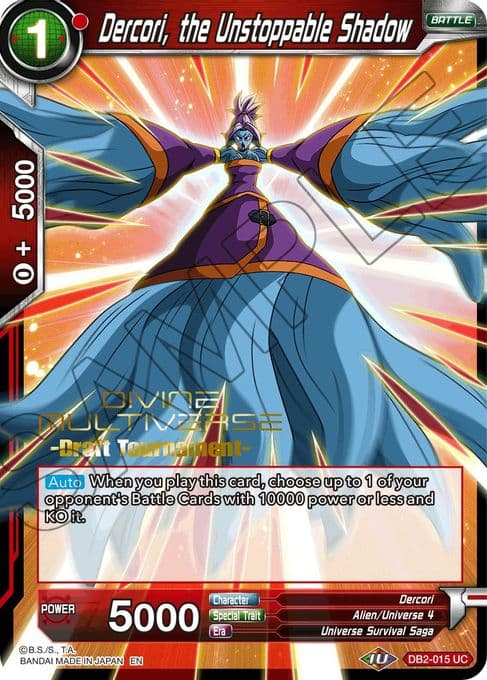 Dercori, the Unstoppable Shadow (Divine Multiverse Draft Tournament)