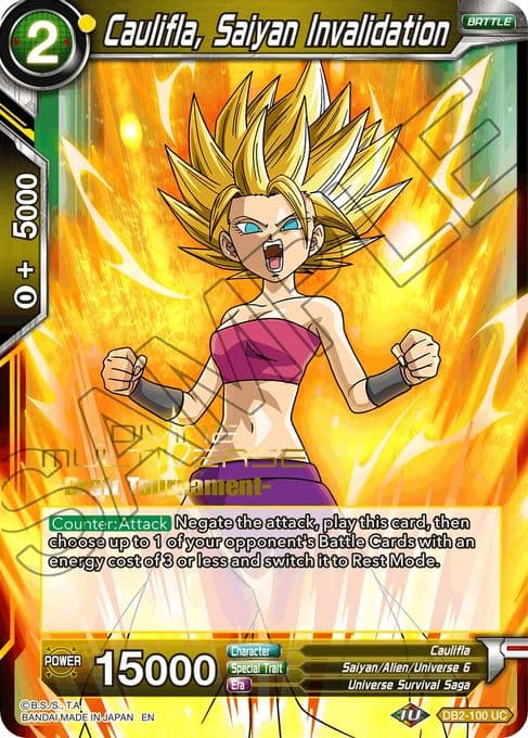 Caulifla, Saiyan Invalidation (Divine Multiverse Draft Tournament)