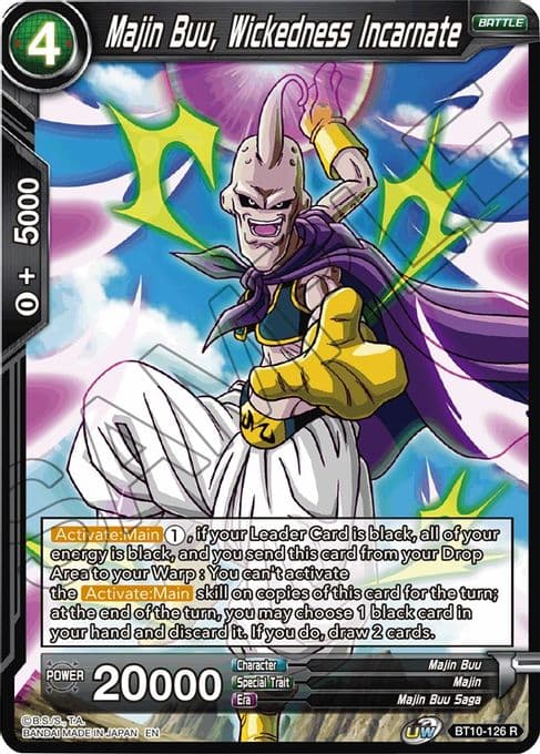 Majin Buu, Wickedness Incarnate