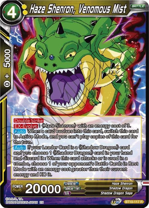 Haze Shenron, Venomous Mist