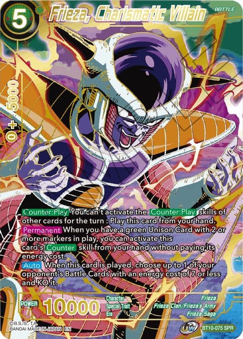 Frieza, Charismatic Villain (SPR)
