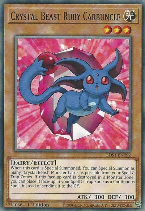 Crystal Beast Ruby Carbuncle