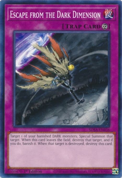 Escape from the Dark Dimension