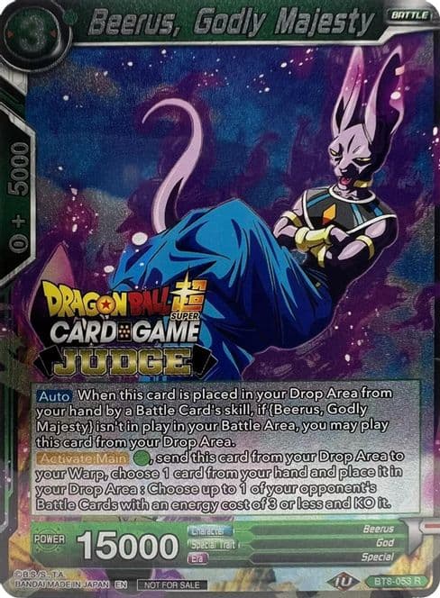 Beerus, Godly Majesty