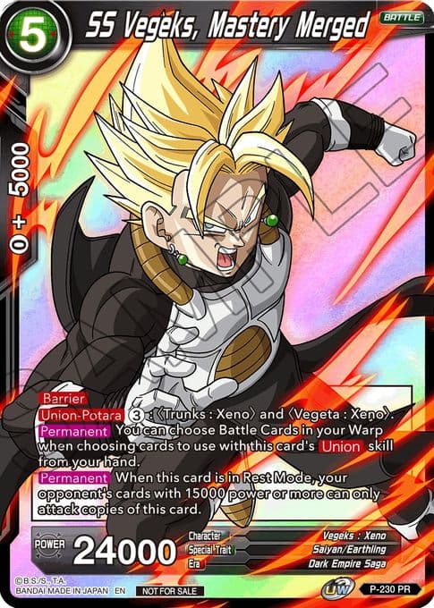 SS Vegeks, Mastery Merged (Alternate Art)