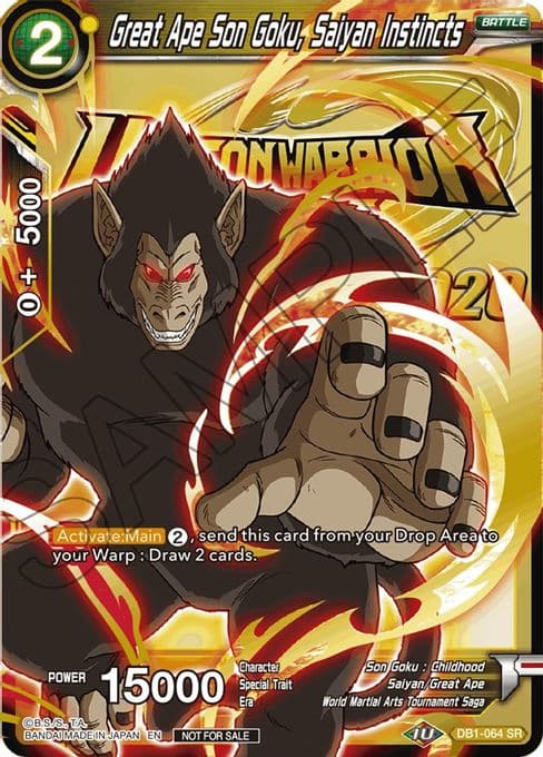 Great Ape Son Goku, Saiyan Instincts
