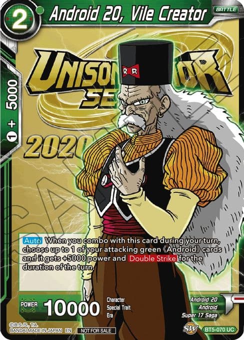 Android 20, Vile Creator