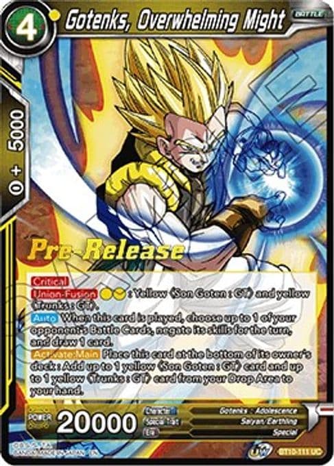 Gotenks, Overwhelming Might