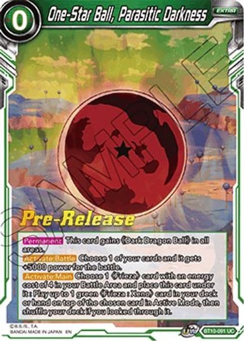 One-Star Ball, Parasitic Darkness