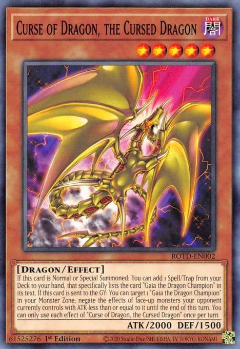 Curse of Dragon, the Cursed Dragon