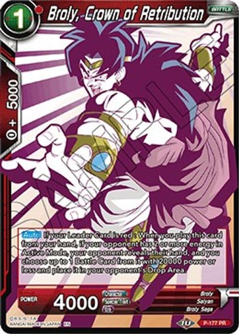 Broly, Crown of Retribution (Alternate Art)