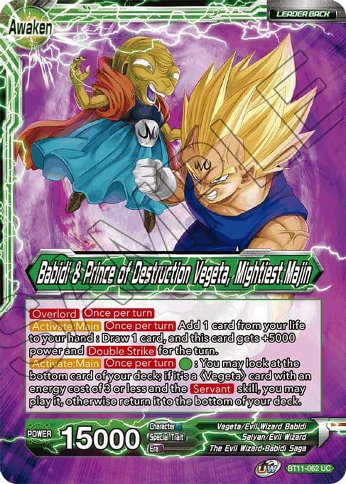 Vegeta & Babidi // Babidi & Prince of Destruction Vegeta, Mightiest Majin