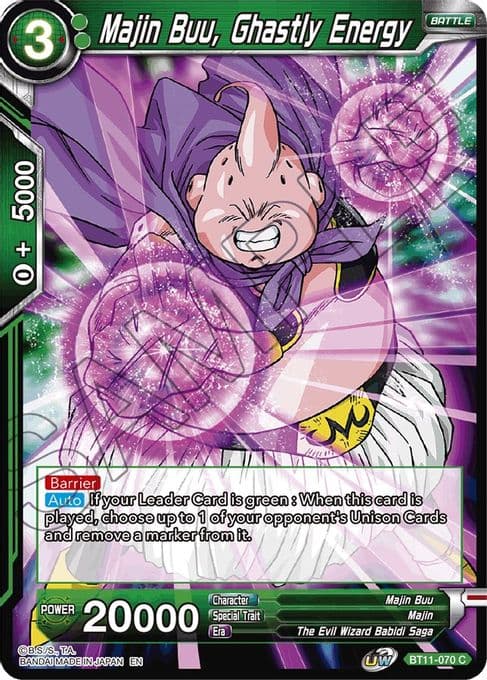 Majin Buu, Ghastly Energy